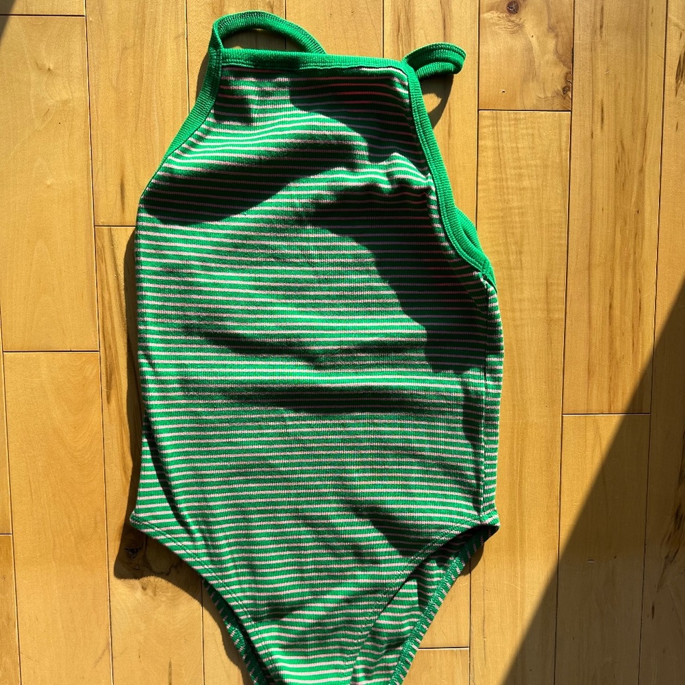 Zara striped body suit